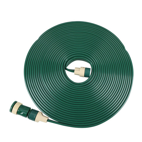 Garden Basics 15m Flat Soaker Hose - UV Stabilised PVC - Green - Efficient Irrigation - SuperSaverAU - view 1
