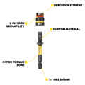 Kango Hypertorque 1/4in to 5/16in Impact Magnetic Cleanable Nut Setter