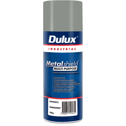Dulux Metalshield Spray Paint 300g Windspray Semi-Gloss Durable Finish - SuperSaverAU - view 1