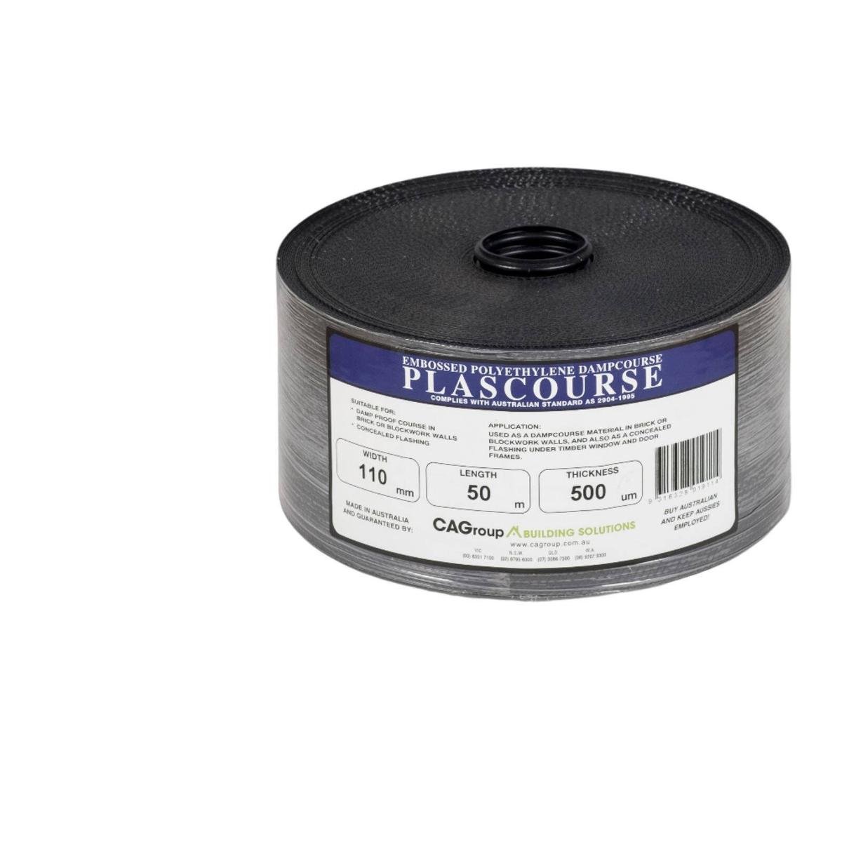 Cagroup Dampcourse - 110mm x 50m - Embossed Polyethylene - Moisture Barrier - SuperSaverAU - view 1