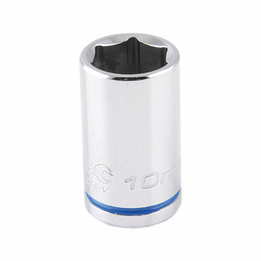 Kincrome 10mm 1/4" Drive Socket, 6 Point Chrome Vanadium Mirror Polish