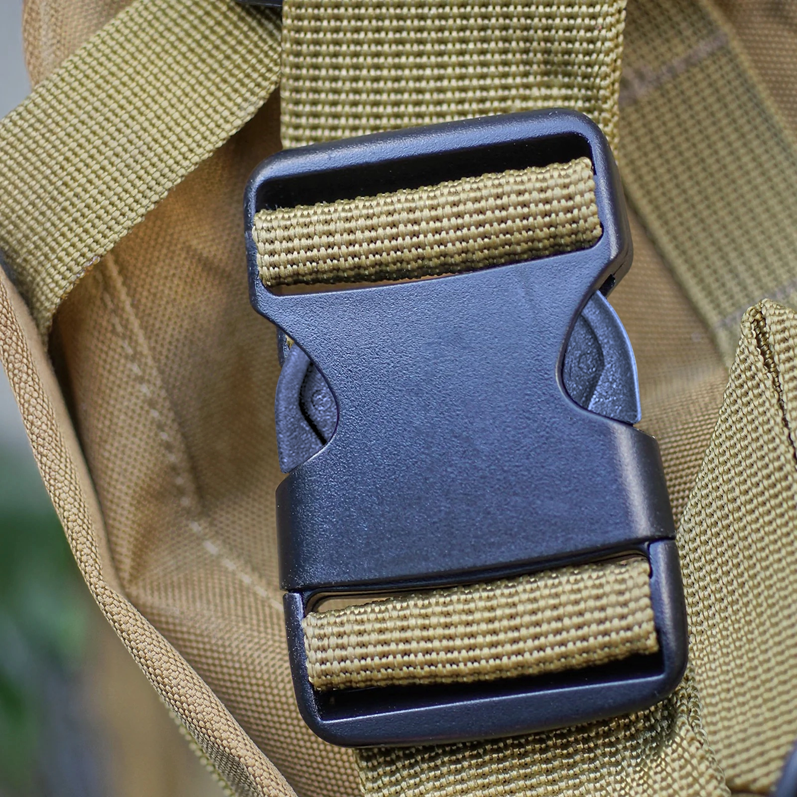 Grunt 50mm Adjustable Side Release Webbing Buckle, POM
