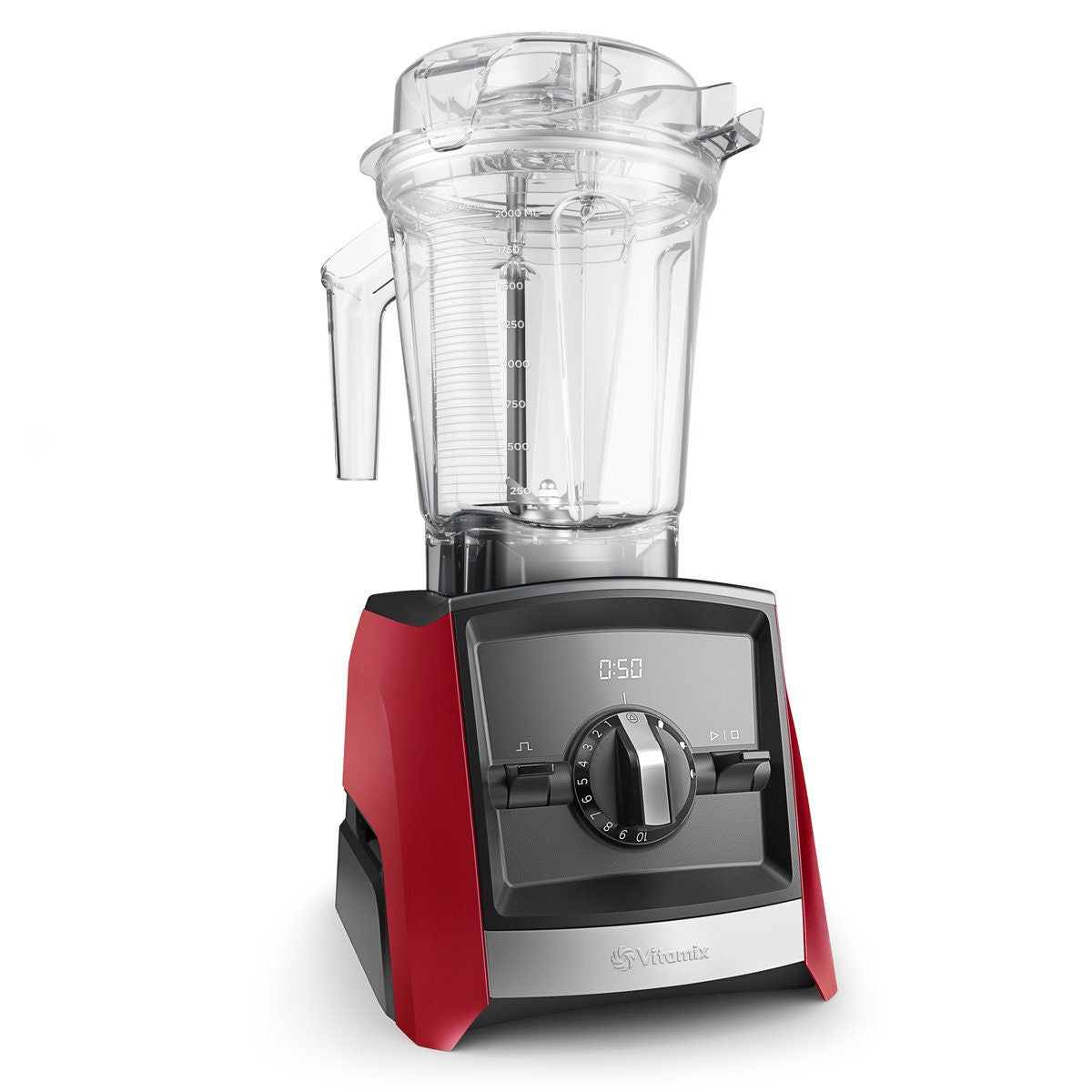 Vitamix Ascent Series A2500i High Performance Blender 2L - Red - 1200W, 3 Programs, Sleep Mode - 063211