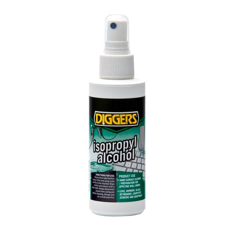 DIGGERS Isopropyl Alcohol 125ml - Hard Surface Cleaner - Fast Evaporation - SuperSaverAU - view 1