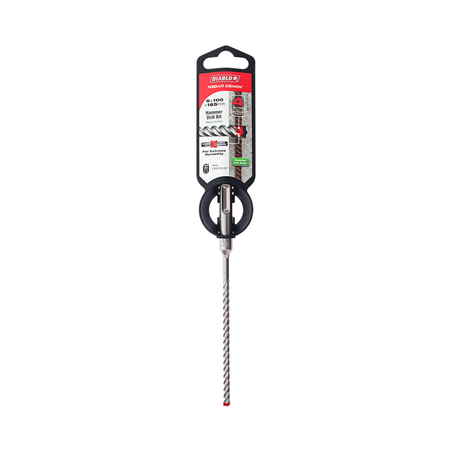 Diablo Rebar Demon SDS-Plus Hammer Drill Bit 5 x 165mm - Dura-Carbide™ - SuperSaverAU - view 1