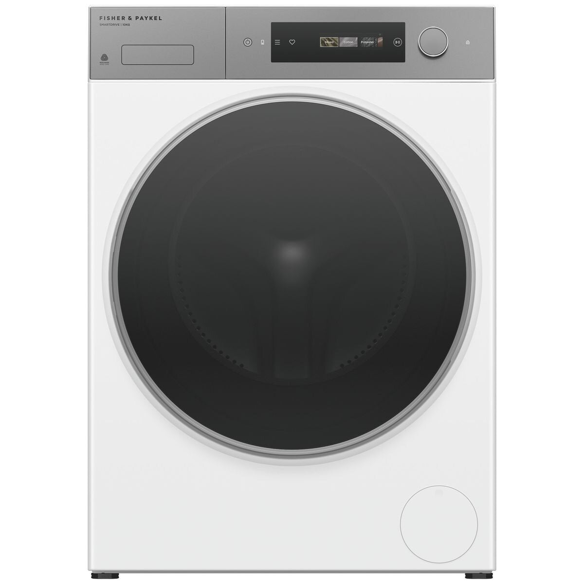 Fisher & Paykel Series 7 10kg Front Loader - White, FlexiDose Auto Dosing, 5 Star Energy - WH1060D5