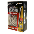 Bremick Ultrafast Trim Head Screws - 10g x 65mm - Stainless Steel 316 - 100 Pack - Quick Installation - SuperSaverAU - view 1