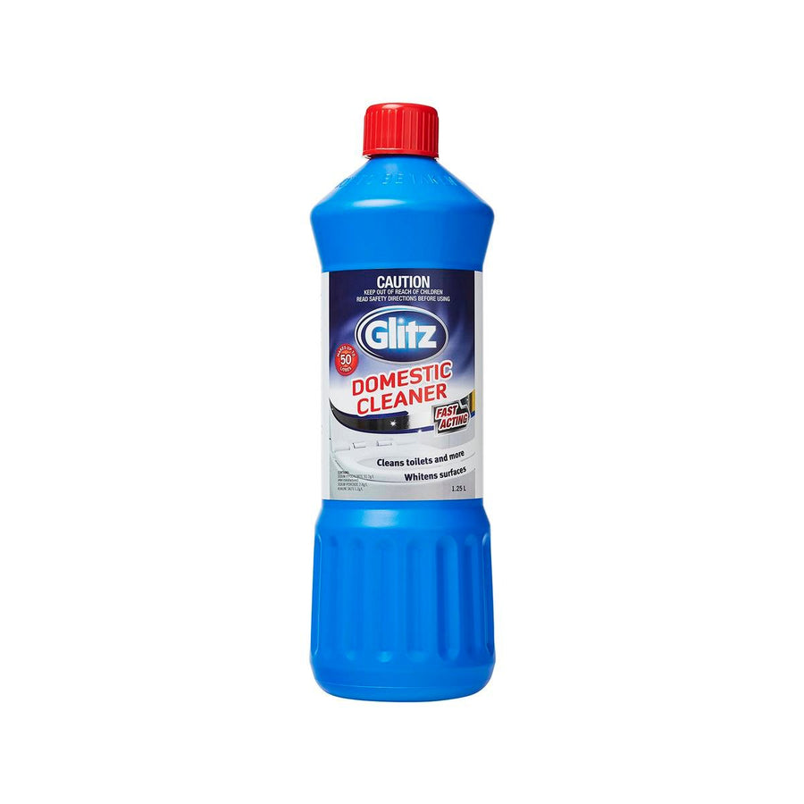 Glitz Domestic Cleaner - 1.25L - HDPE Plastic - Anti Bacterial - SuperSaverAU - view 1