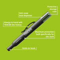 Tracer Lead Holster - 6 x 2B Graphite Replacement Leads Set - 25mm x 160mm - Durable - SuperSaverAU - view 4