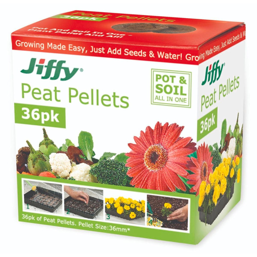 Mr Fothergill Jiffy Peat Pellets - 36mm - Compressed Peat - Seed Raising - SuperSaverAU - view 1