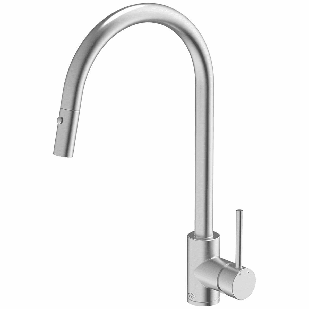 Abey stainless steel sink pack with pull out mixer tap, dish rack and chopping board - 5 star rated - WNL200T