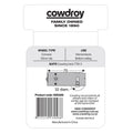 Cowdroy Sliding Door Track - 32mm - Nylon - Concave Wheel Assembly - 2 Pack - SuperSaverAU - view 2