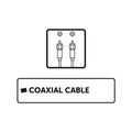 Click 5m Black F Connector TV Lead - Coaxial Cable - Secure Connection - SuperSaverAU - view 2