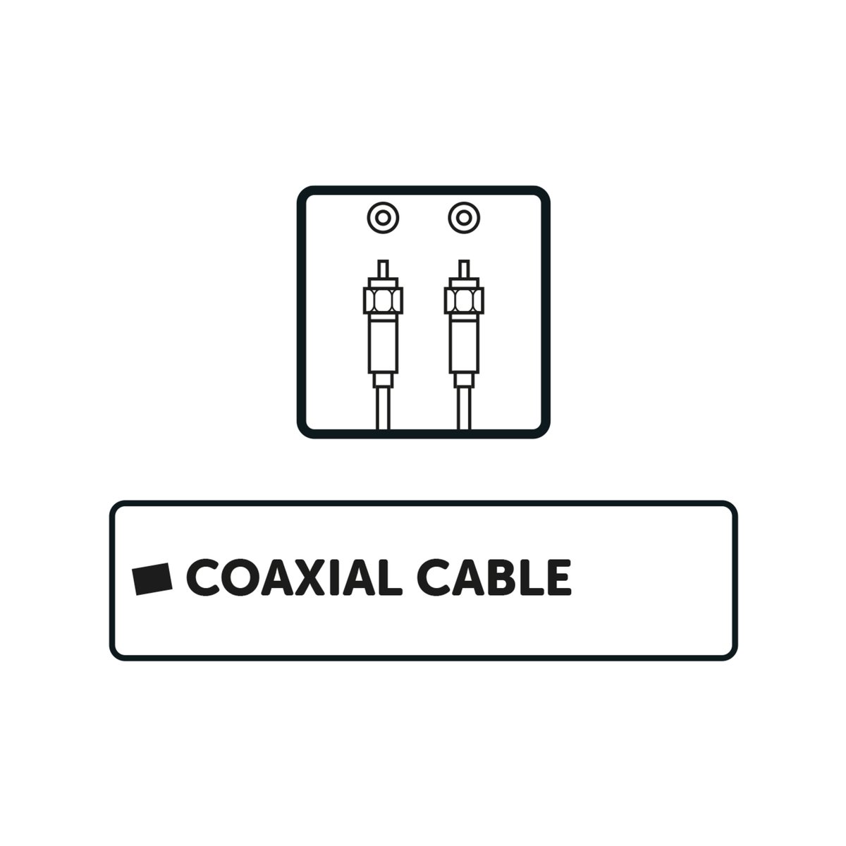 Click 5m Black F Connector TV Lead - Coaxial Cable - Secure Connection - SuperSaverAU - view 2