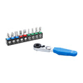 Kincrome 10 Piece 1/4" Mini Ratchet Bit Set