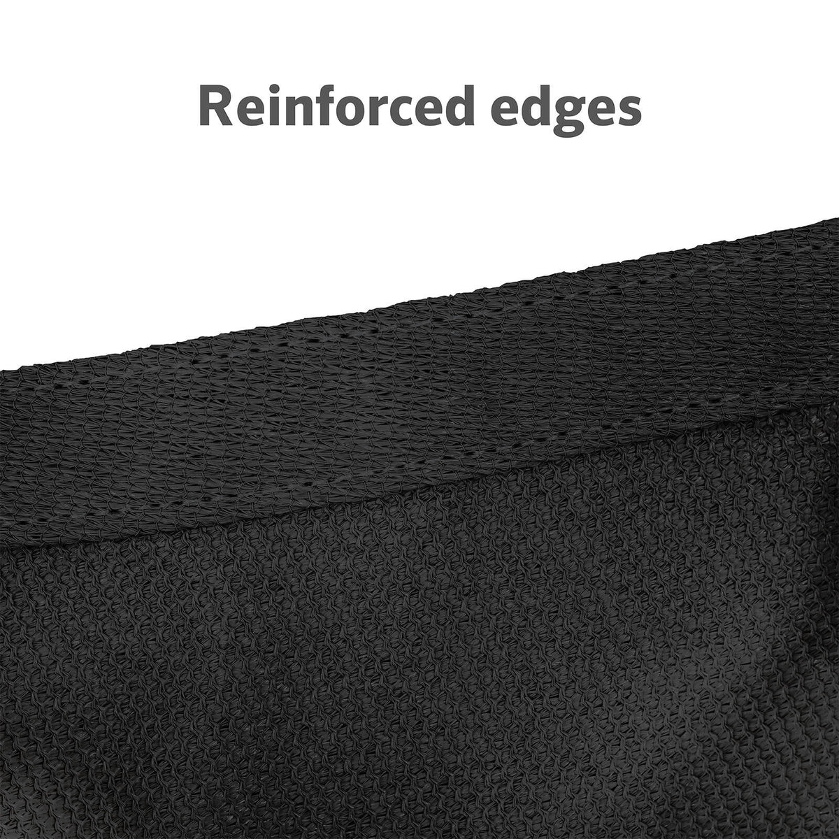 Coolaroo 5m Triangle Graphite Commercial Grade Shade Sail 95% UV Block