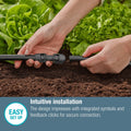 Gardena 13mm Micro Irrigation Connector Pack of 3 - Easy Installation - Black - SuperSaverAU - view 5