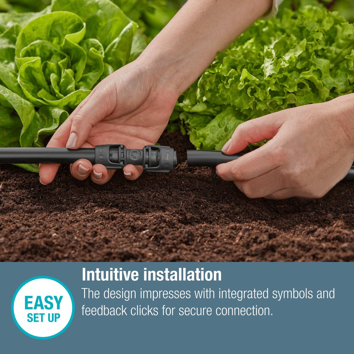 Gardena 13mm Micro Irrigation Connector Pack of 3 - Easy Installation - Black - SuperSaverAU - view 5