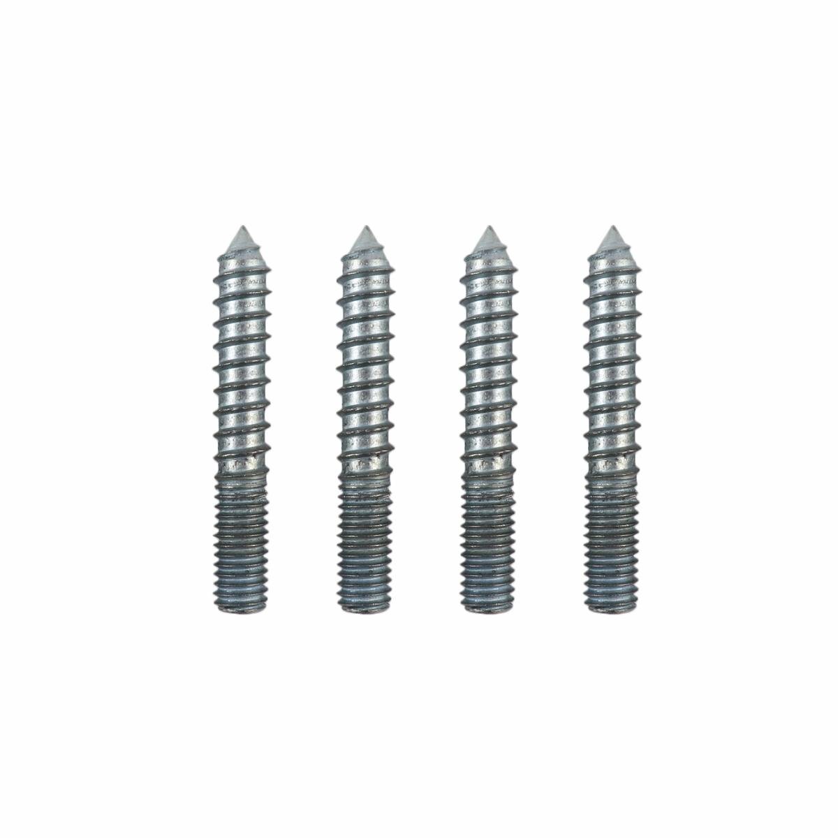 Adoored Furniture Leg Studs - 3/8" - Zinc Plated - Easy Install - 4 Pack - SuperSaverAU - view 1