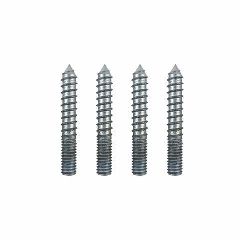 Adoored Furniture Leg Studs - 3/8" - Zinc Plated - Easy Install - 4 Pack - SuperSaverAU - view 1