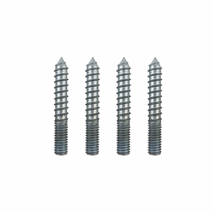 Adoored Furniture Leg Studs - 3/8" - Zinc Plated - Easy Install - 4 Pack - SuperSaverAU - view 1