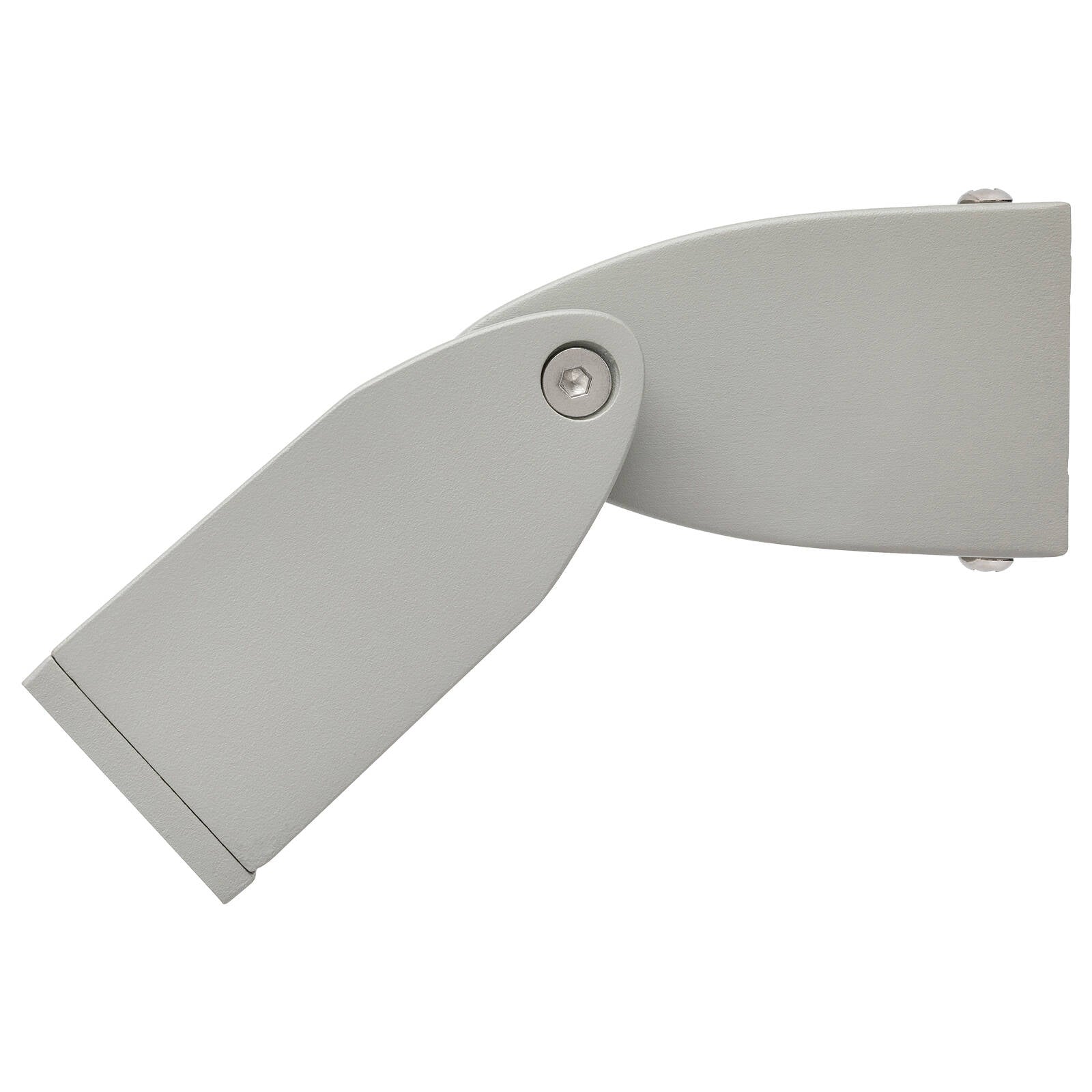 Brilliant Nighthawk 12W LED Flood Light Weather-Resistant Outdoor Silver 20869/11