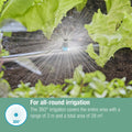 GARDENA 360 Degree Micro Irrigation Spray Nozzle 5 Pack Black/Turquoise