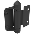 Protectoral Black Matte Glass to Wall Post Gate Hinge - 46mm x 110mm - Easy Install - SuperSaverAU - view 1