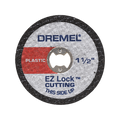 Dremel EZ Lock 38mm Plastic Cut Off Wheels (EZ476), Reinforced Fibre, 5 Pack