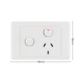 Deta Single Power Point - Extra Switch - 250V - Polycarbonate - Safe - SuperSaverAU - view 4