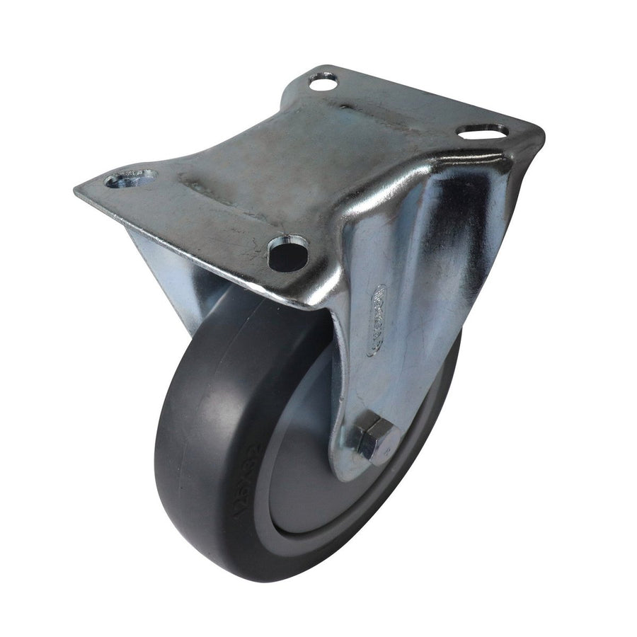 Easyroll Castor - 125mm - Grey Rubber - Heavy Duty - SuperSaverAU - view 1