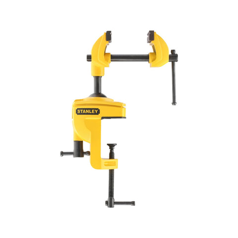 Stanley Multi Angle Hobby Vice 70mm Jaw Swivel Ball with Clamp Mount