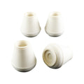 Surface Gard 10mm White Round Rubber Chair Tips 4 Pack - Floor Protection - SuperSaverAU - view 1