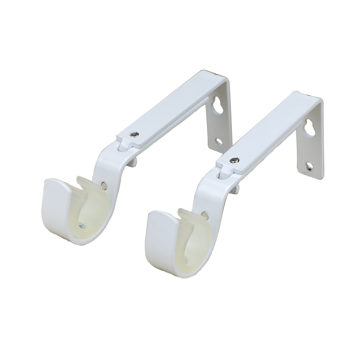 Pillar Adjustable Universal Brackets - 16mm & 25mm - White - 2 Pack - Easy Install - SuperSaverAU - view 4
