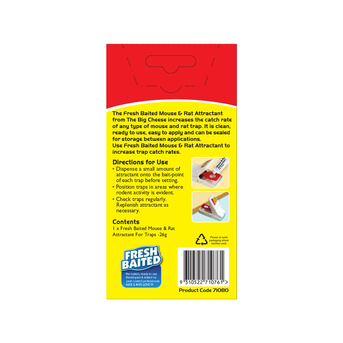 The Big Cheese Mouse & Rat Attractant - 40g - Food Paste - Indoor Use - SuperSaverAU - view 2