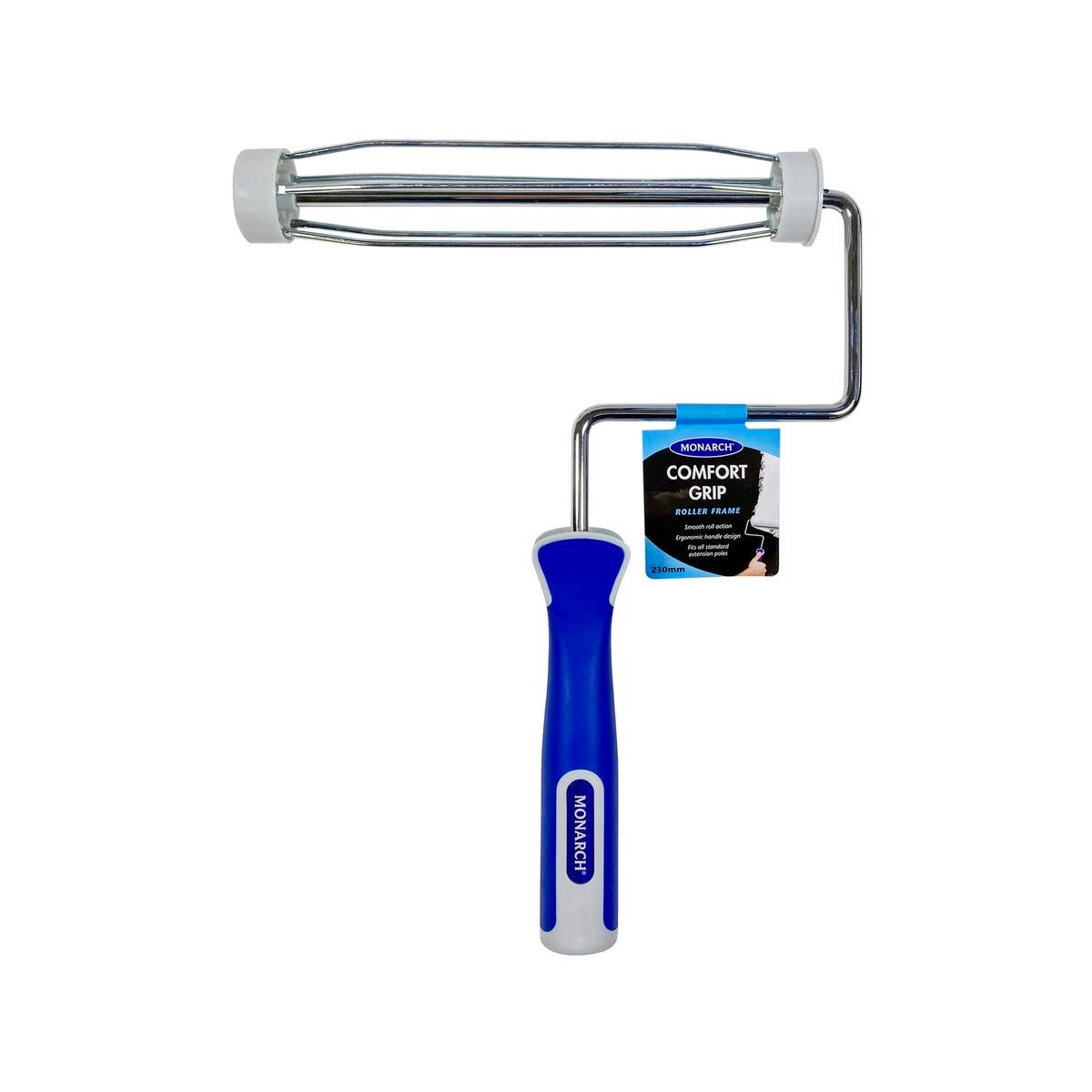 Monarch Roller Frame 230mm Plastic Steel Comfort Grip Durable - SuperSaverAU - view 1