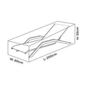 Mojo Premium Sunlounge Outdoor Furniture Cover, PVC, Weather & UV Resistant