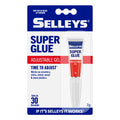 Selleys 3g Super Glue Adjustable Gel, Dries Clear, Bonds Ceramic Metal Wood & Plastics