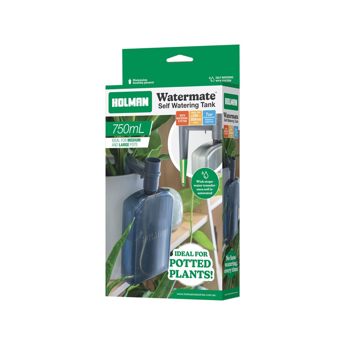 Holman Watermate Self Watering Tank 750ml - Efficient Plant Hydration - SuperSaverAU - view 5