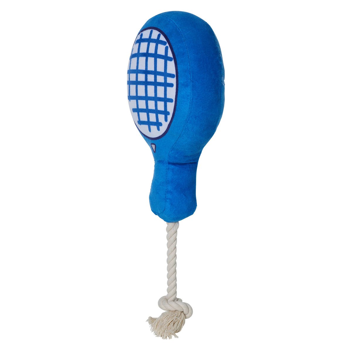 Happy Tails Tennis Racket Plush Toy - Interactive Dog Toy 140mm x 370mm - SuperSaverAU - view 2
