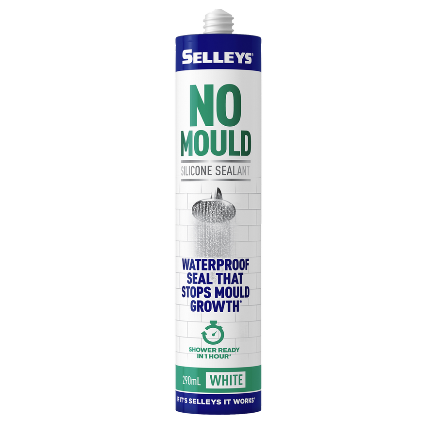 Selleys No Mould Resistant Silicone Sealant 290ml - White - 290ml - SuperSaverAU - view 1