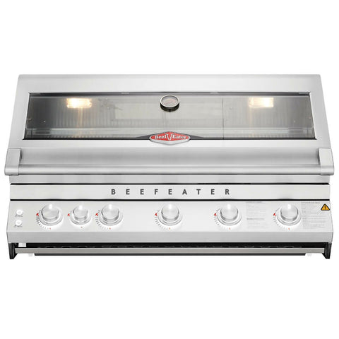 Beefeater 7000 Premium 5 Burner Built-In LPG BBQ - Stainless Steel, LED and Halogen Lighting - BBF7655SA