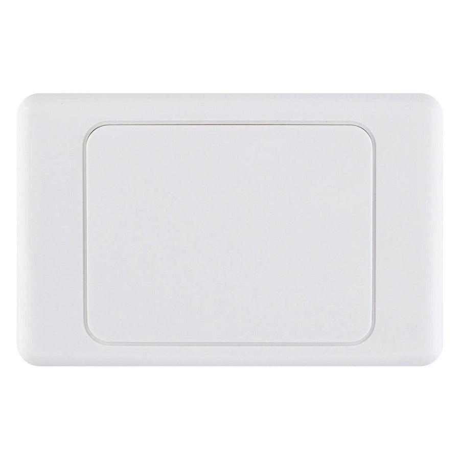 DETA Blank Wall Cover Plate - 10 Pack - Polycarbonate - Durable Design - SuperSaverAU - view 1