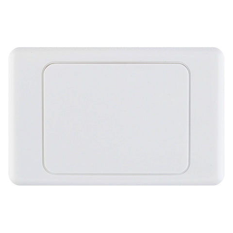 DETA Blank Wall Cover Plate White Polycarbonate 10 Pack 6109BT