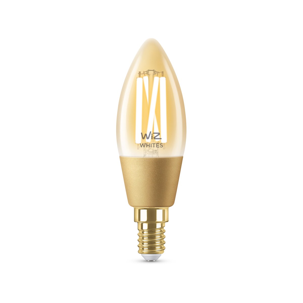 Wiz P45 E14 LED Smart Filament Candle - 4.9W - 470lm - Tuneable White - App Controlled - SuperSaverAU - view 2
