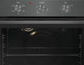 Westinghouse 60cm multi-function oven - 80L, dark stainless steel, 10A plug and lead, 2 hour timer - WVE6314DD