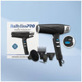 BaBylissPRO Dual Ionic hair dryer - 1875W brushless motor, nano titanium, matte black - 900848