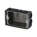 DETA Wall Mounting Box with Adjustable Lugs, Black Polycarbonate, 6 Pack (6057BT)
