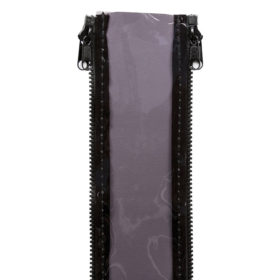 Bistro Blinds 240cm Charcoal PVC Outdoor Bistro Blind Zip Joiner - 10 Pack
