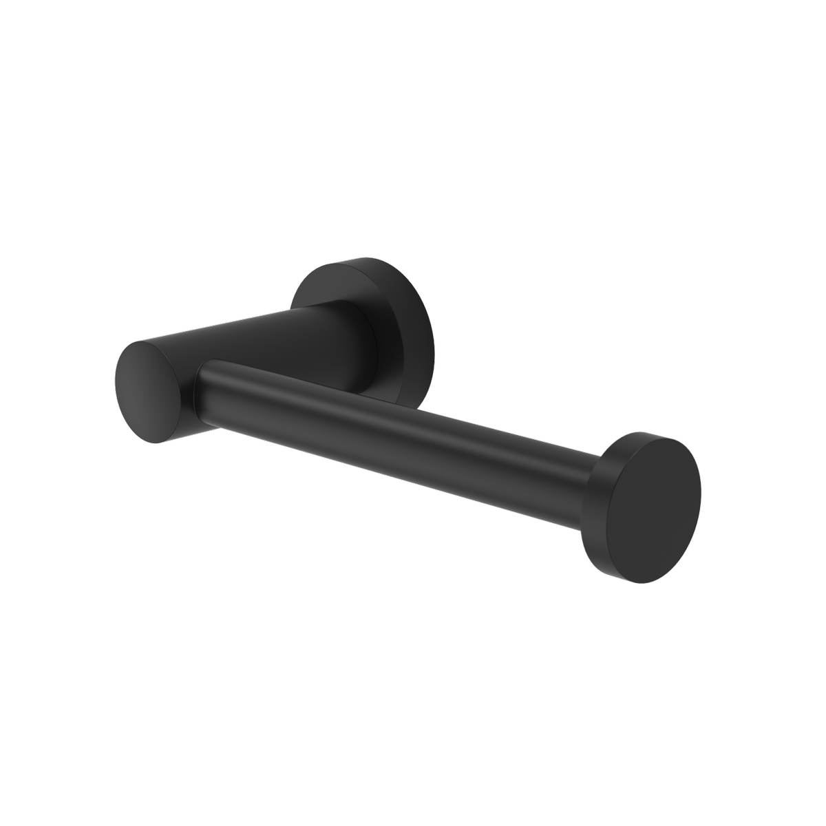 Caroma Matte Black Cosmo Toilet Roll Holder - 170mm x 45mm x 78mm - Black - SuperSaverAU - view 1